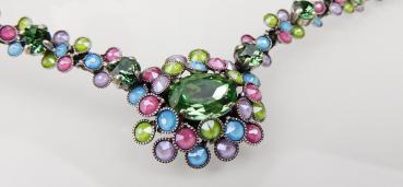 Caviar Treasure Halskette Pastel Multi groß von Konplott